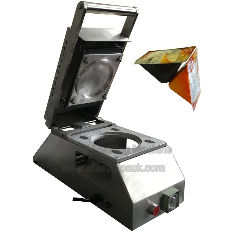 Factory direct sale Manual Sandwich Fast Food Tray heat Sealing Machine sealer