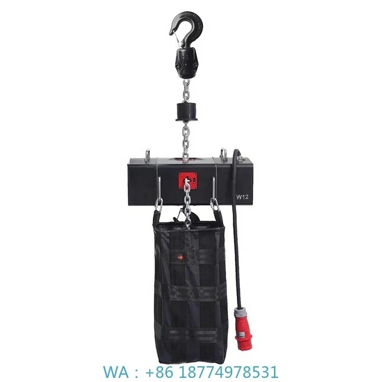 Elektryczny wciągnik łańcuchowy 1 tony, sprzęt do podnoszenia na scenę