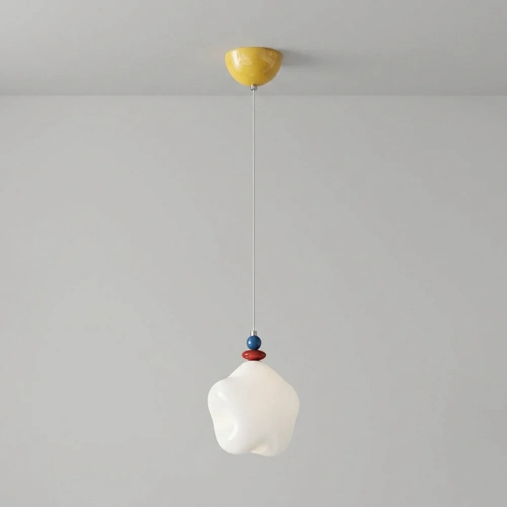 

Modern Design Pendant Lights Soft Glow Adjustable Cord LED Lamp Eye-Friendly Small Size Bedside Suspension Lamps Playroom