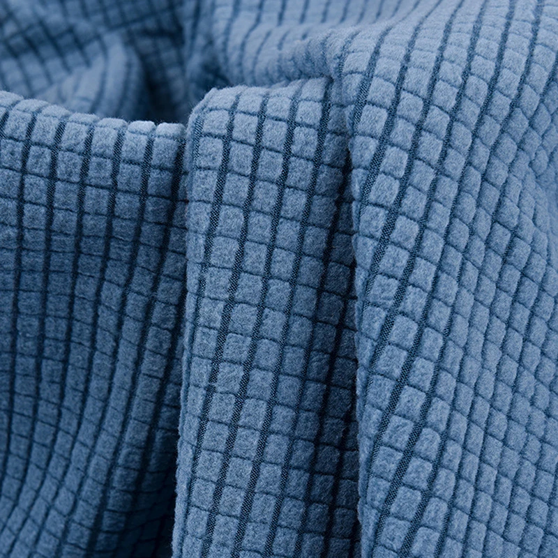 Thickened Solid Color Round Chair Cover Dining Stool Cover Elastic Chair Cushion Cover Washable Removable Seat Cover