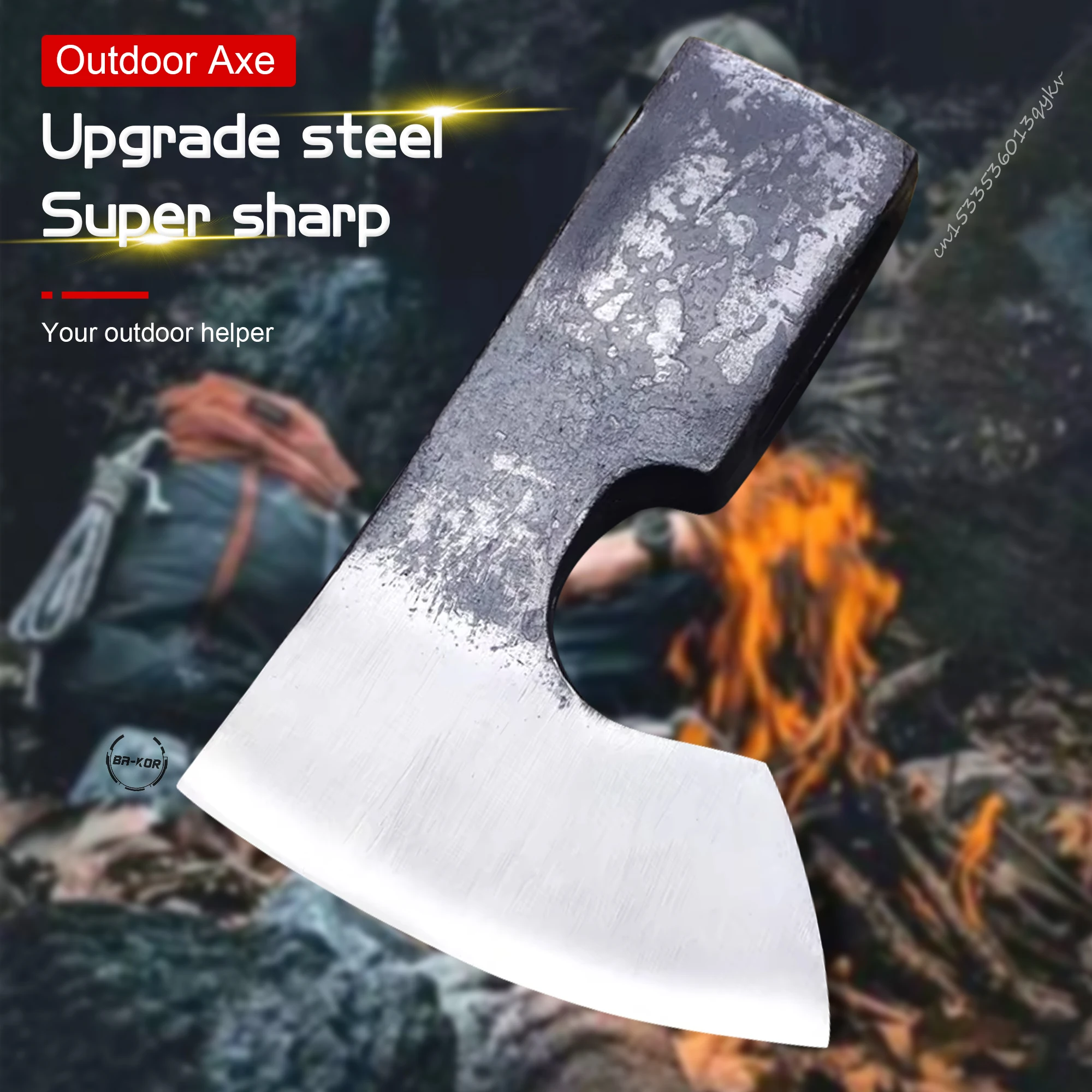 

Forging high carbon steel semi-finished axe block outdoor camping Tomahawk multifunctional axe wild survival axe props