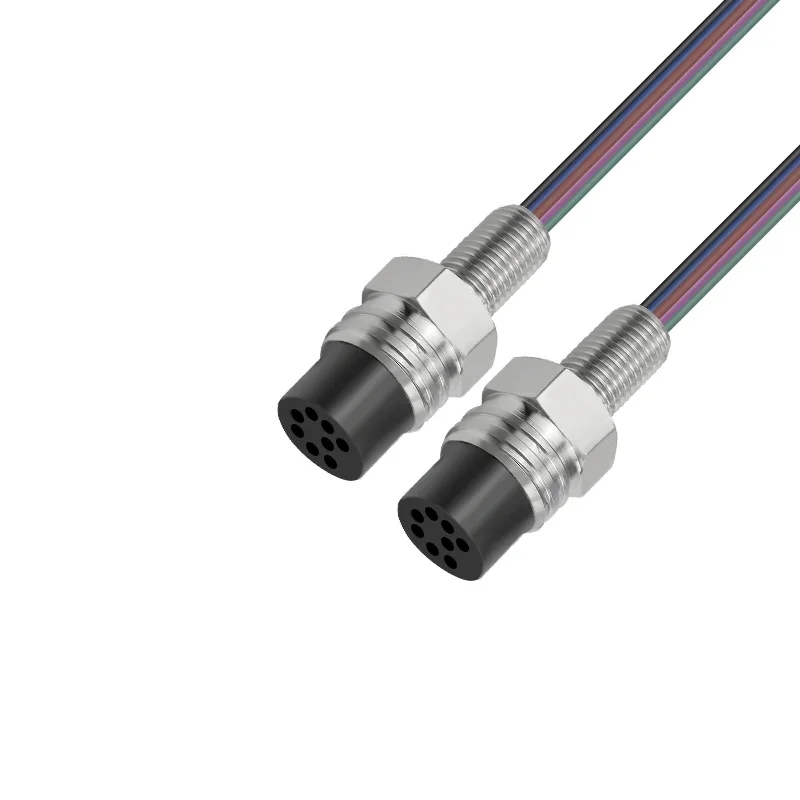 Plug-in marine connectors, Micro Wetted Micro Cable, 8-pin, MCBH8F, Subconn, bulkhead, underwater connector, plug to