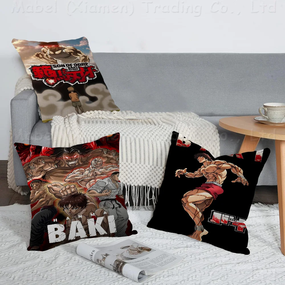 

Anime Baki Hanma Pillow Anime Pillow Sofa Bed Head Pillow Cover Cushion Cover 45x45 Cm Fashion