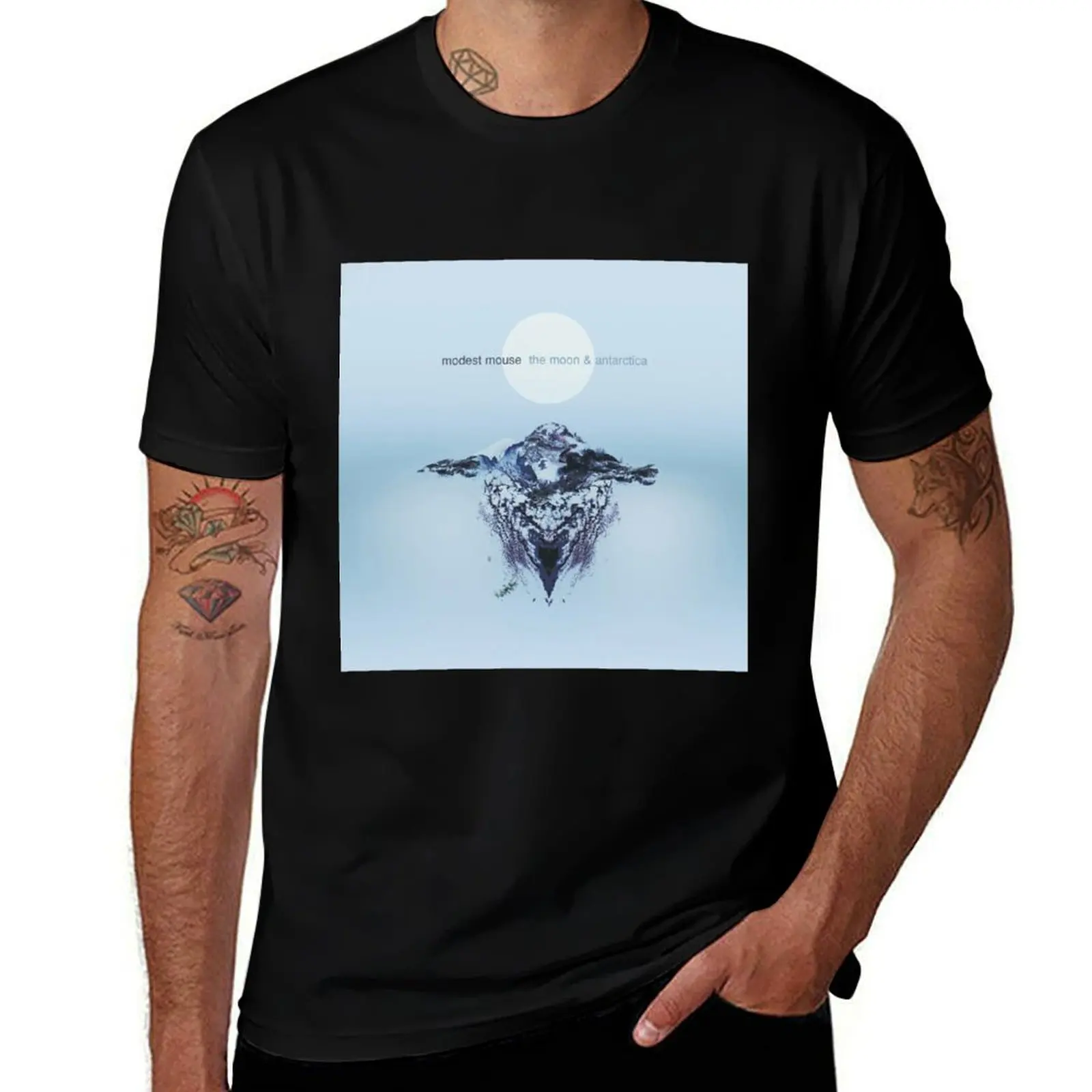 Modest Mouse the moon antarctica T-Shirt Large Size Breathable Tee T-Shirt