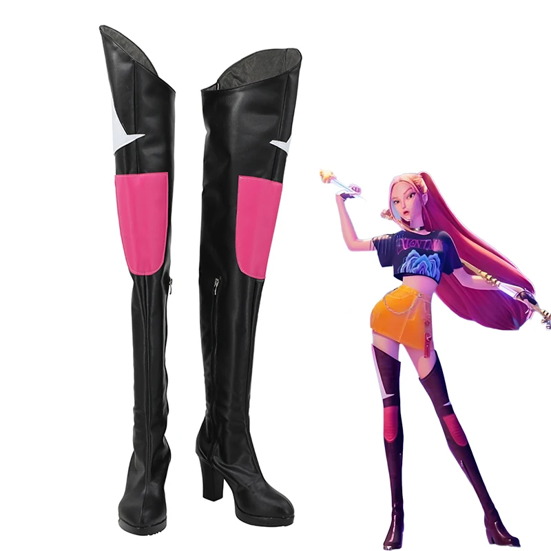 Mira Cosplay Shoes Boots For Women KPOP Anime Demon Hunters Please Note Shoe Height And Leg Circumference When Placing Order