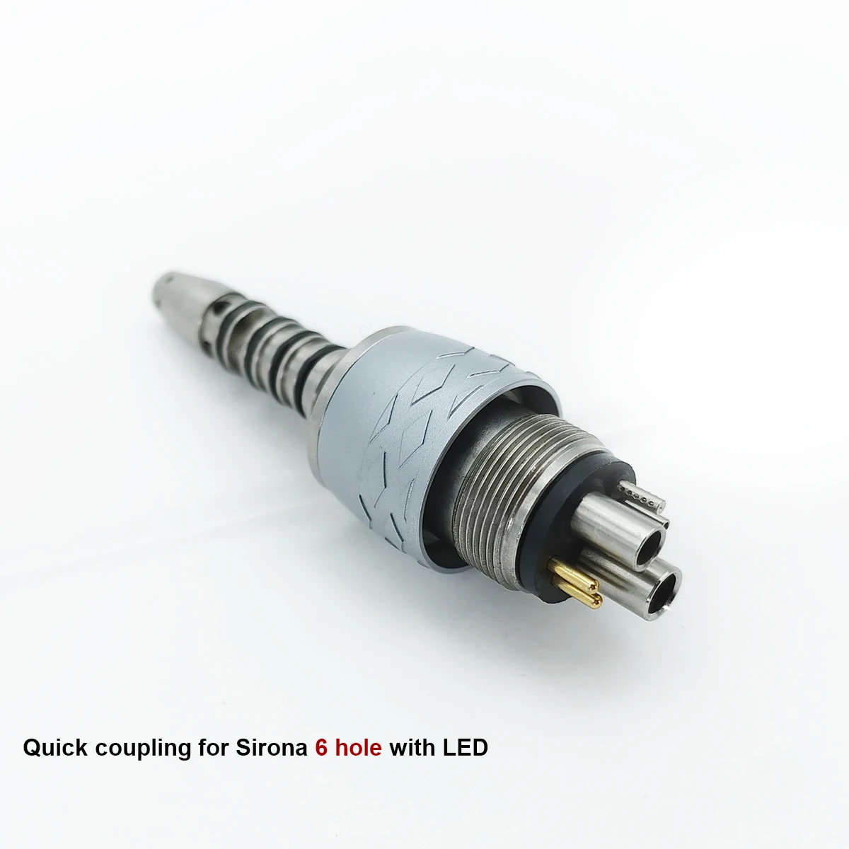 Professional 6 Holes Dental Coupler with LED Light, Quick Connect Adapter for Repairing Dental Chair view 4