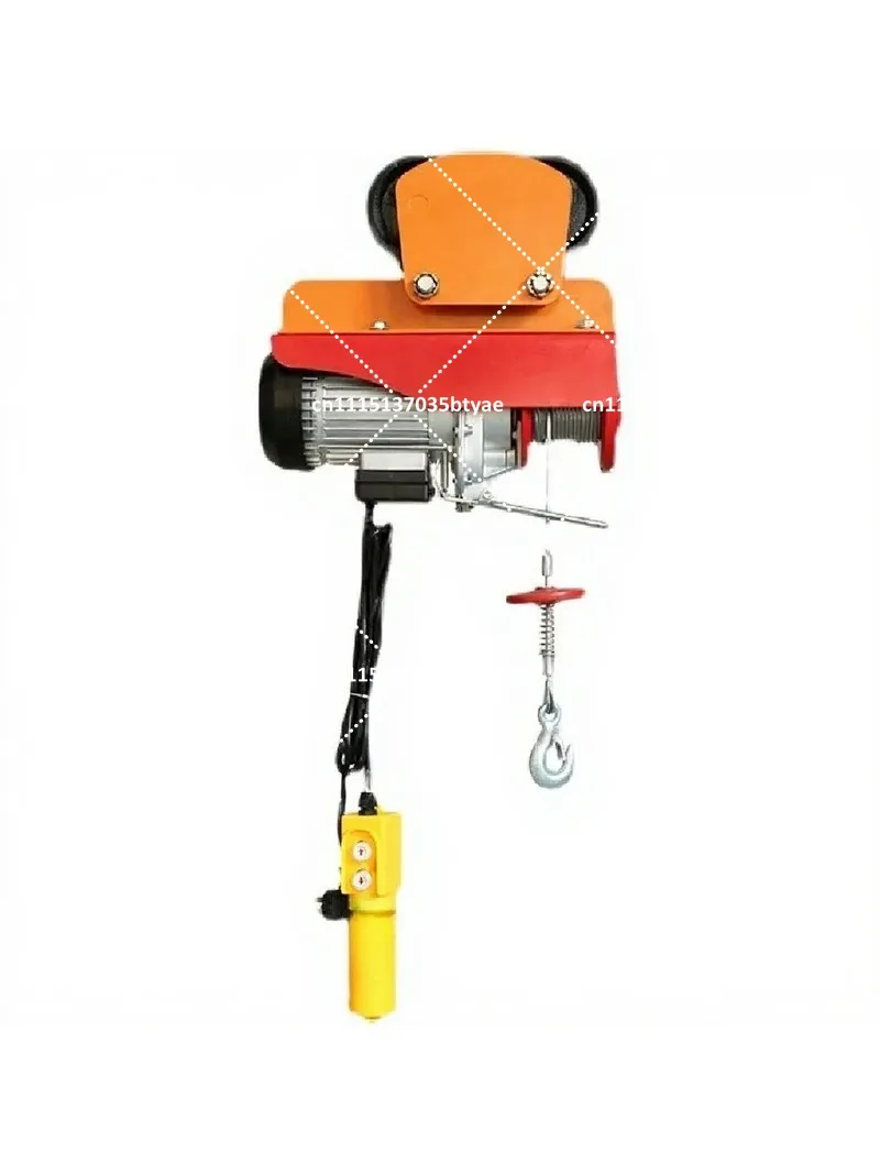 Electric Hoist 220V Crane 0.5/1 Ton Small Lifting Hoist Manual Trolley for Home Workshop Use