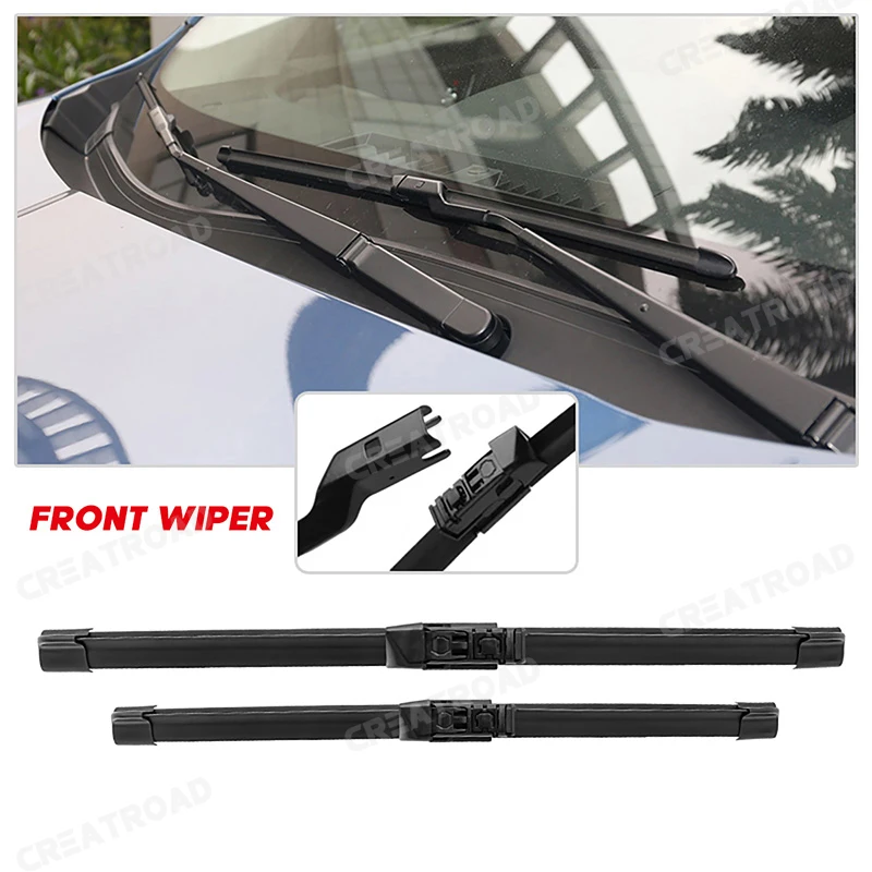 Wiper LHD Front & Rear Wiper Blades Set For Mazda CX-9 CX9 MK2 2016 - 2023 Windshield Windscreen Window Brushes 24\