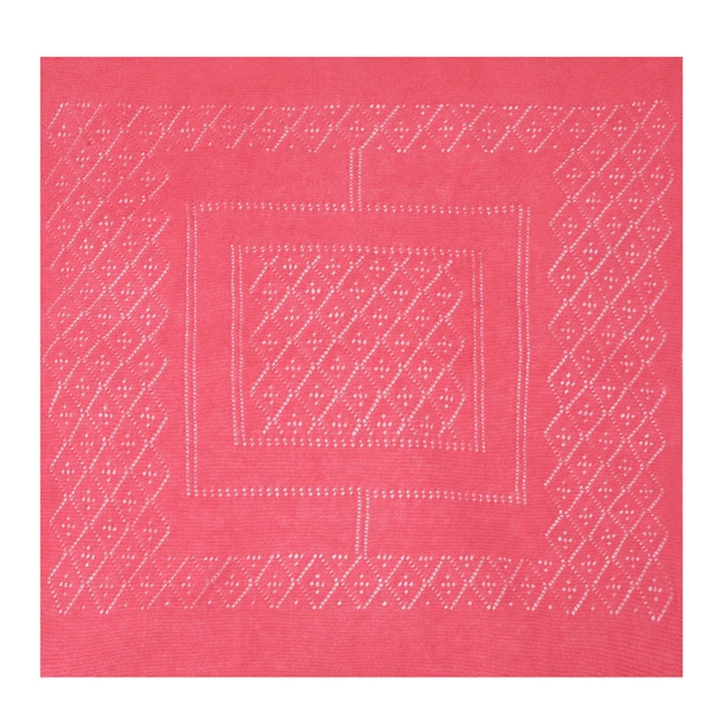 

Trendy Soft Knitted Scarves Hollow-out Elegant Shawl Wraps Neck Scarf Women Fashion