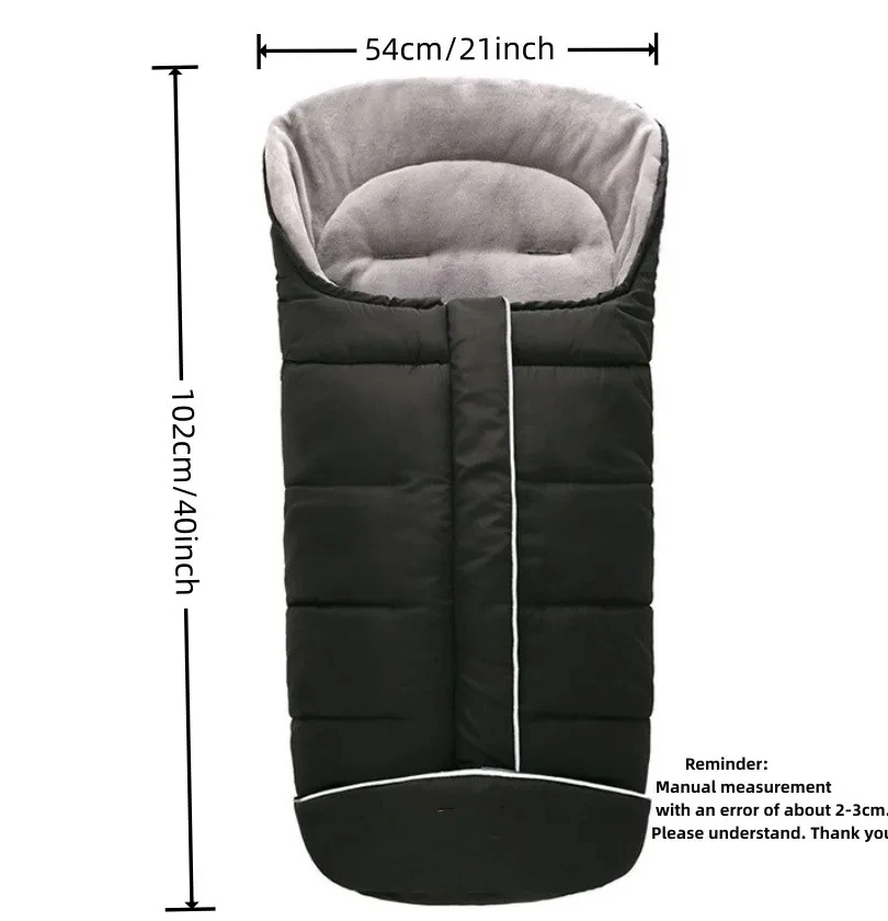 1 buah tas tidur bayi kereta bayi, Kantung tidur selimut musim dingin balita antiair hangat