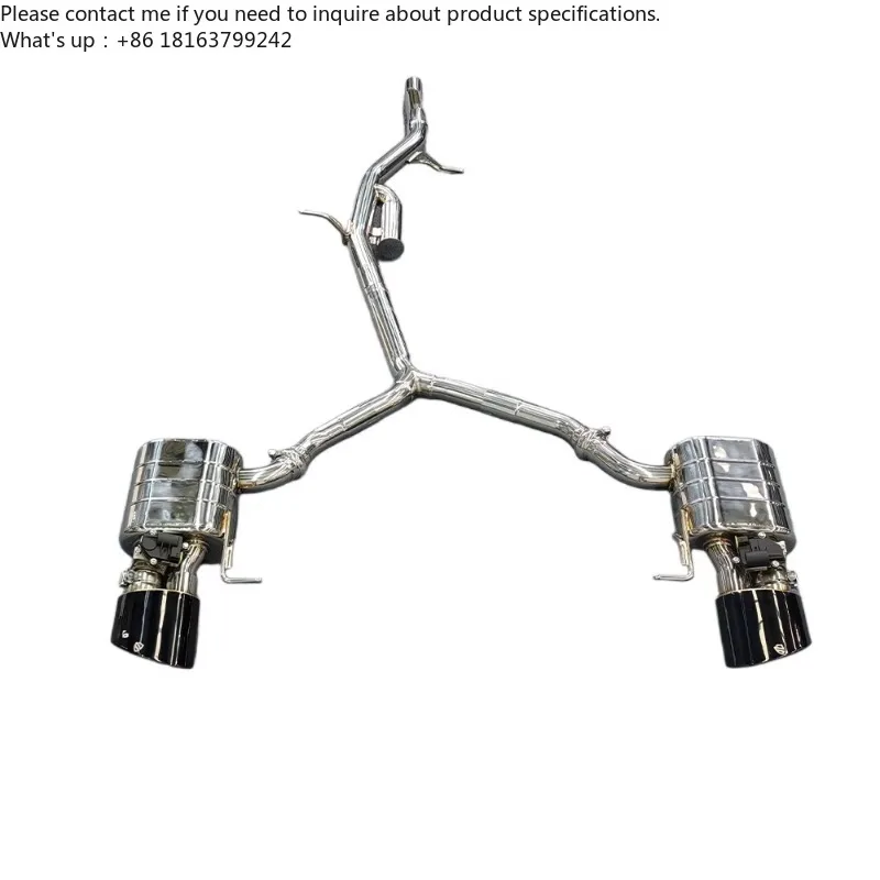 High Performance Valvetronic Exhaust Catback System for Audi A4 A5 B9 Four-wheel Drive Upgrade to RS4 RS5 Style with Tips