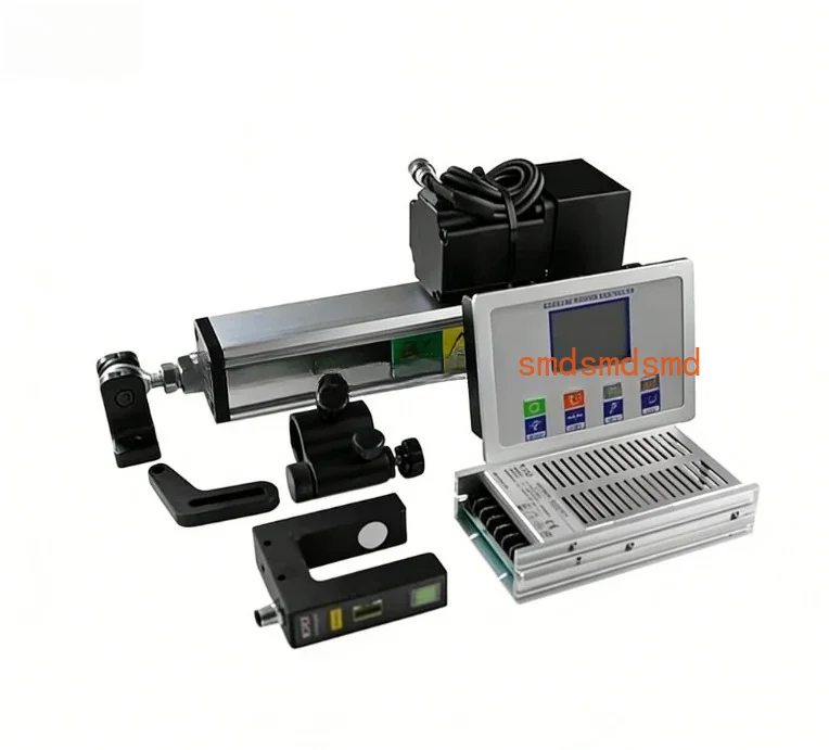 Edge Position Control Web Guide System with Ultrasonic Sensor and Servo Web Guide Controller EPC-A12 Push Force 1 Ton Stroke 80