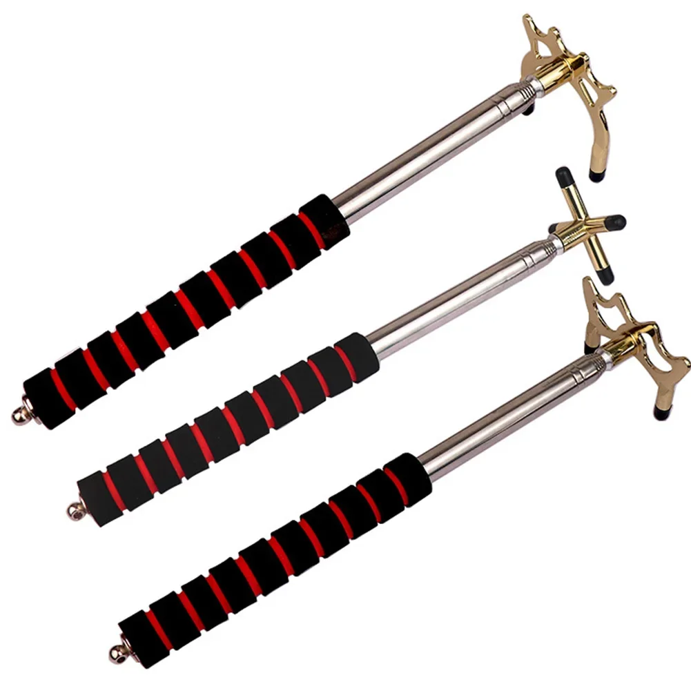 جسر عصا بلياردو قابل للسح ، رأس قابل للاستبدال ، رف دعم عبر تلسكوبي ، طاولة