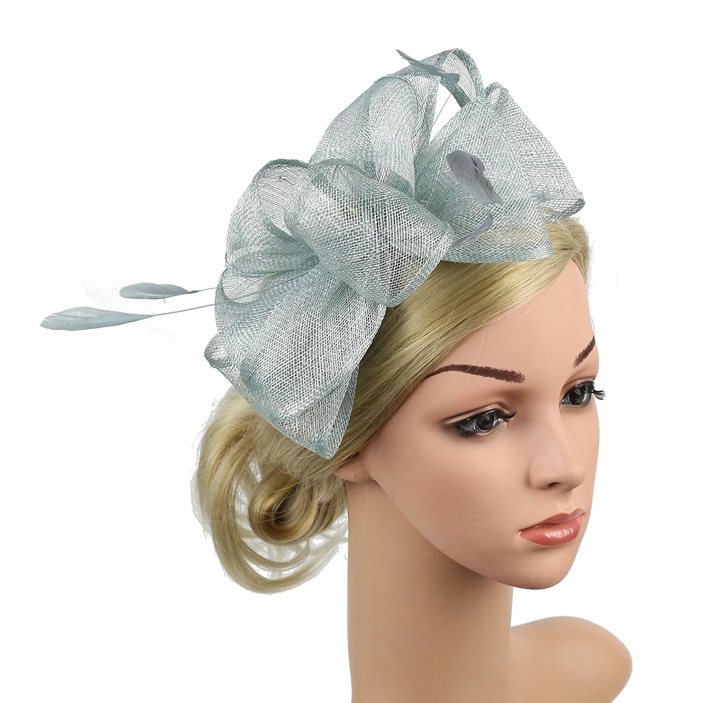 

Linen Hat Headbands Hoop Women Hair Accessories Soft Elastic Wedding Photo Prop Women Headband Braiding Tool
