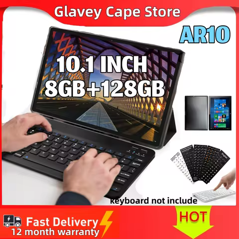 10.1 INCH 64 Bit 8GB DDR RAM 128GB ROM AR10 WINDOWS 10 Tablet PC 1920 x 1200 IPS Screen HDMI-Compatible Type-C USB 3.0 WIFI