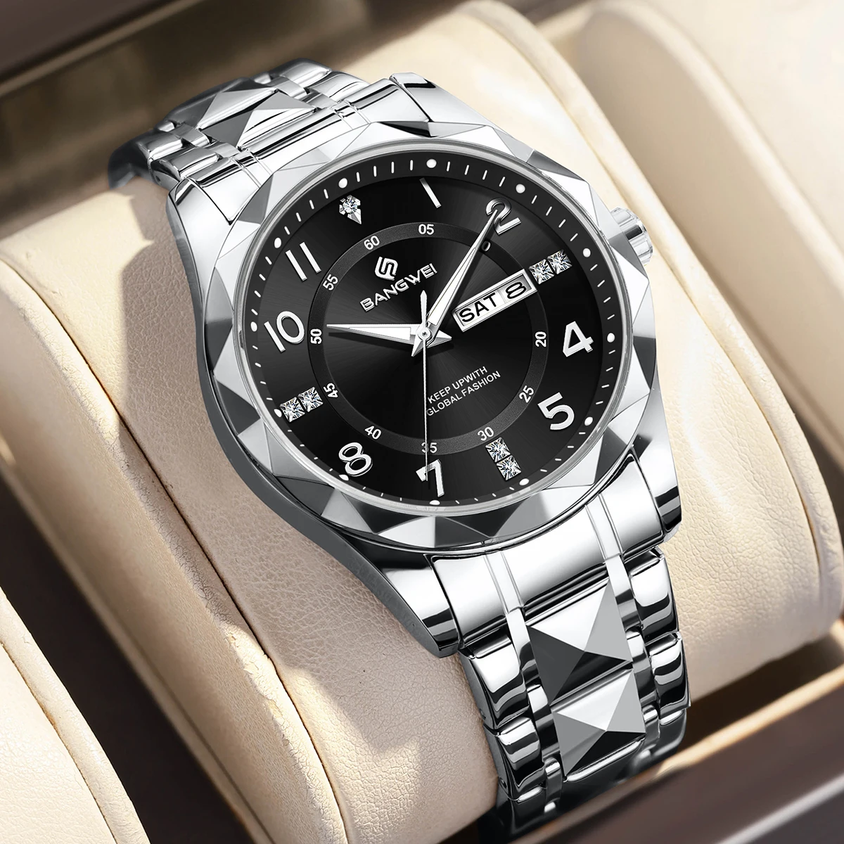 

LIGE Simple Dial Quartz Man Watch Top Brand Luxury Fashion Casual Sports Stainless Waterproof Luminous Week Date Watches for Men