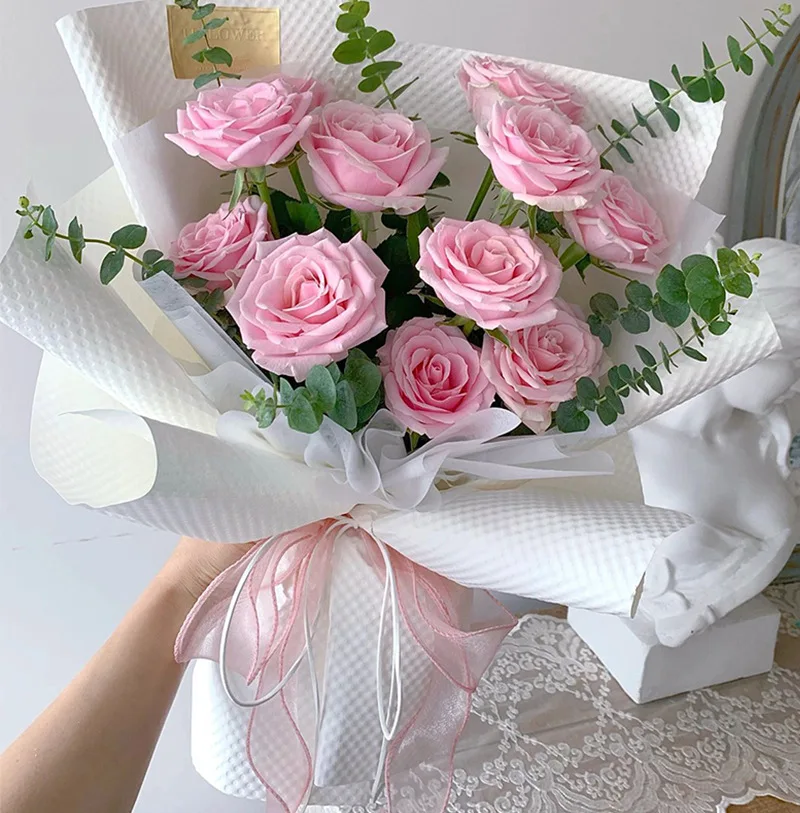 10 Yards Fischschwanz Chiffon Band Wellenförmige Kanten Organza Band Für DIY Handwerk Bouquet Geschenk Verpackung Hochzeit Dekoration Nähen Accesso – Detail 5