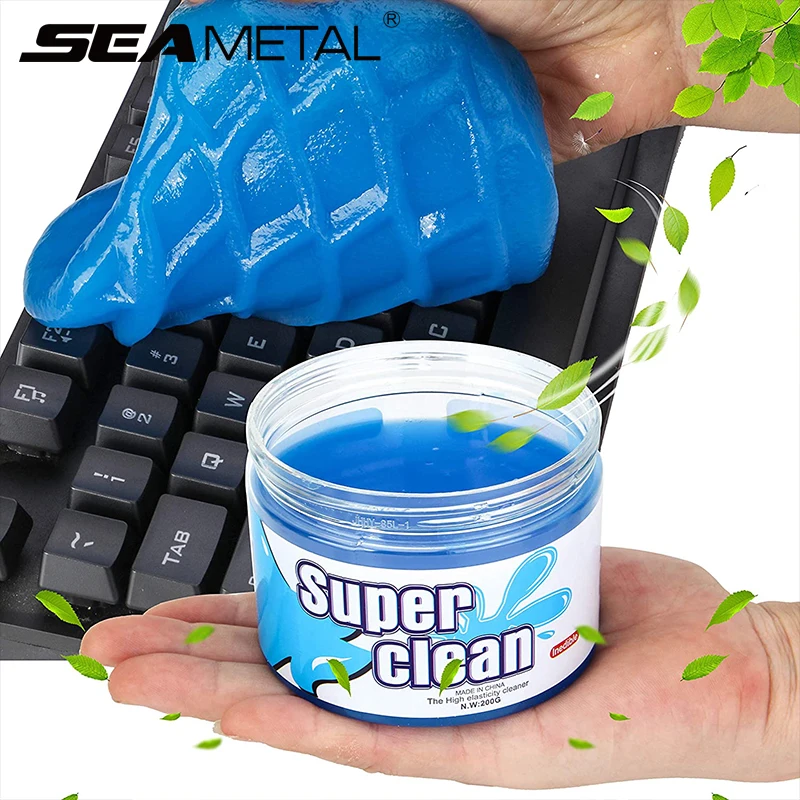 SEAMETAL żel do czyszczenia samochodu wielofunkcyjny wylot wentylacyjny deska rozdzielcza Laptop magiczne narzędzie do czyszczenia myjka błoto środek do usuwania kurzu brud czyste