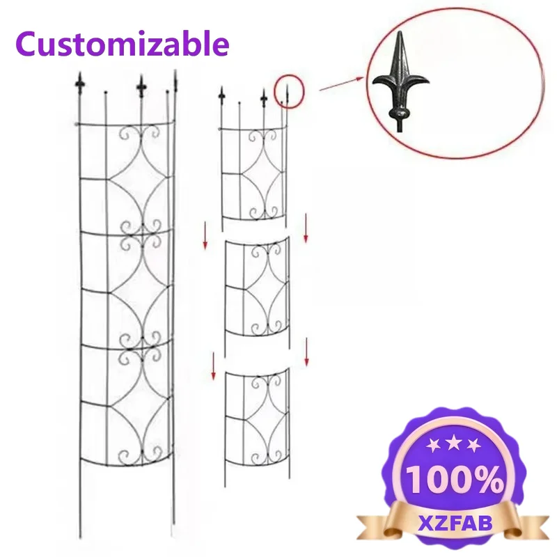 Factory Direct 2026 Semicircular Vine Climbing Frame, Column, Street Light Pole Downspout To Block Vine Climbing Frame