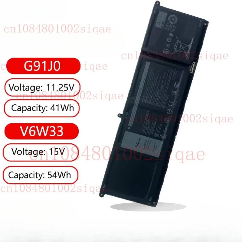 

V6W33 G91J0 Laptop Battery For Dell Inspiron15 5310,3511,5510,5410,5415,5518,3510,3515,5418,7415,Latitude 3320 3520 3420 P144G%1
