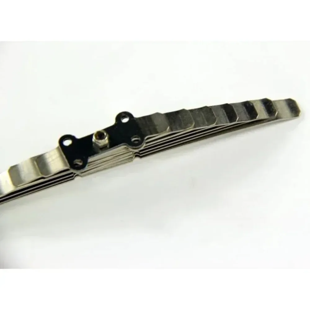 Plaque d'acier d'essieu arrière simulée pour Tamiya RC SCANIA VOLVO MAN 1/14, bricolage