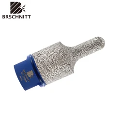 BRSCHNITT-Diamond Milling Bit, M14 Thread for Porcelain, Granite, Marble, Stone Milling Bit, Dia 20mm, 35mm, 1or 2Pcs
