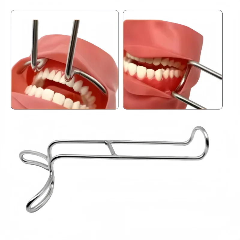 

1pc Autoclavable Dental Lip Cheek Retractor Stainless Steel Dual-Ended Orthodontic Mouth Opener Tooth Whitening Tool Oral Care