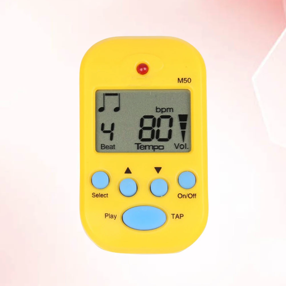 

Electronic Metronome for Guitar Electric Mini Digital Accurate with Click Mechanical Piano Liquid Crystal