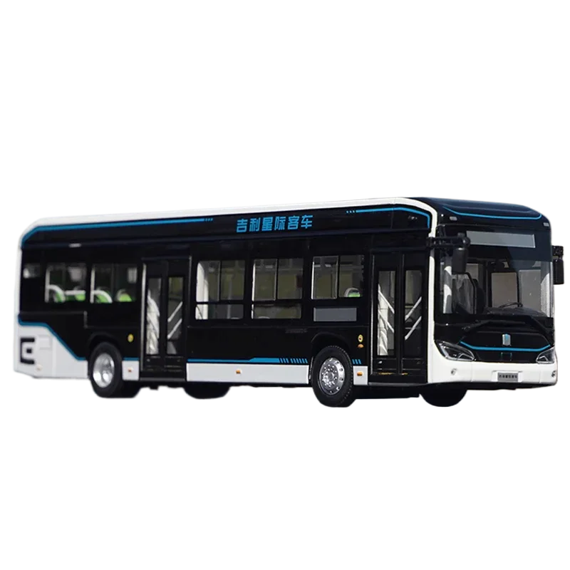 Modèle de Bus de transport électrique en alliage Geely Xingji C12E 1:43, pour cadeau de noël, collection, affichage, offre spéciale