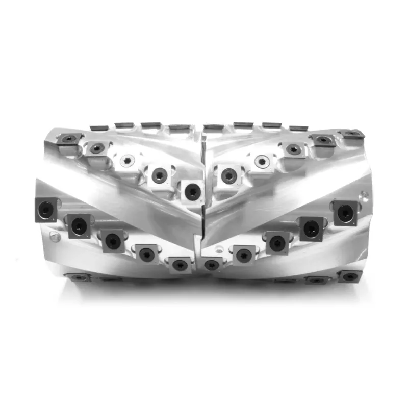 120mm 125mm Spiral Cutter Head for Wood Four Side Moulder Carbide Inserts Helical Cutter