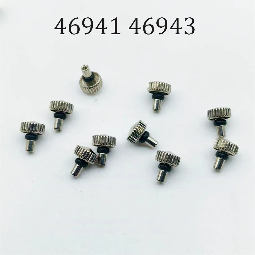 Watch Movement Accessories Watch Crown Are Suitable For 46941 46943 Mechanical Movement Semi Steel Head Handle Repair Parts