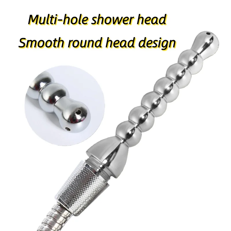 مجموعة رأس دش محمولة معدنية منزلية مع واجهة عالمية وأنبوب مناسبة للاستخدام المنزلي #2