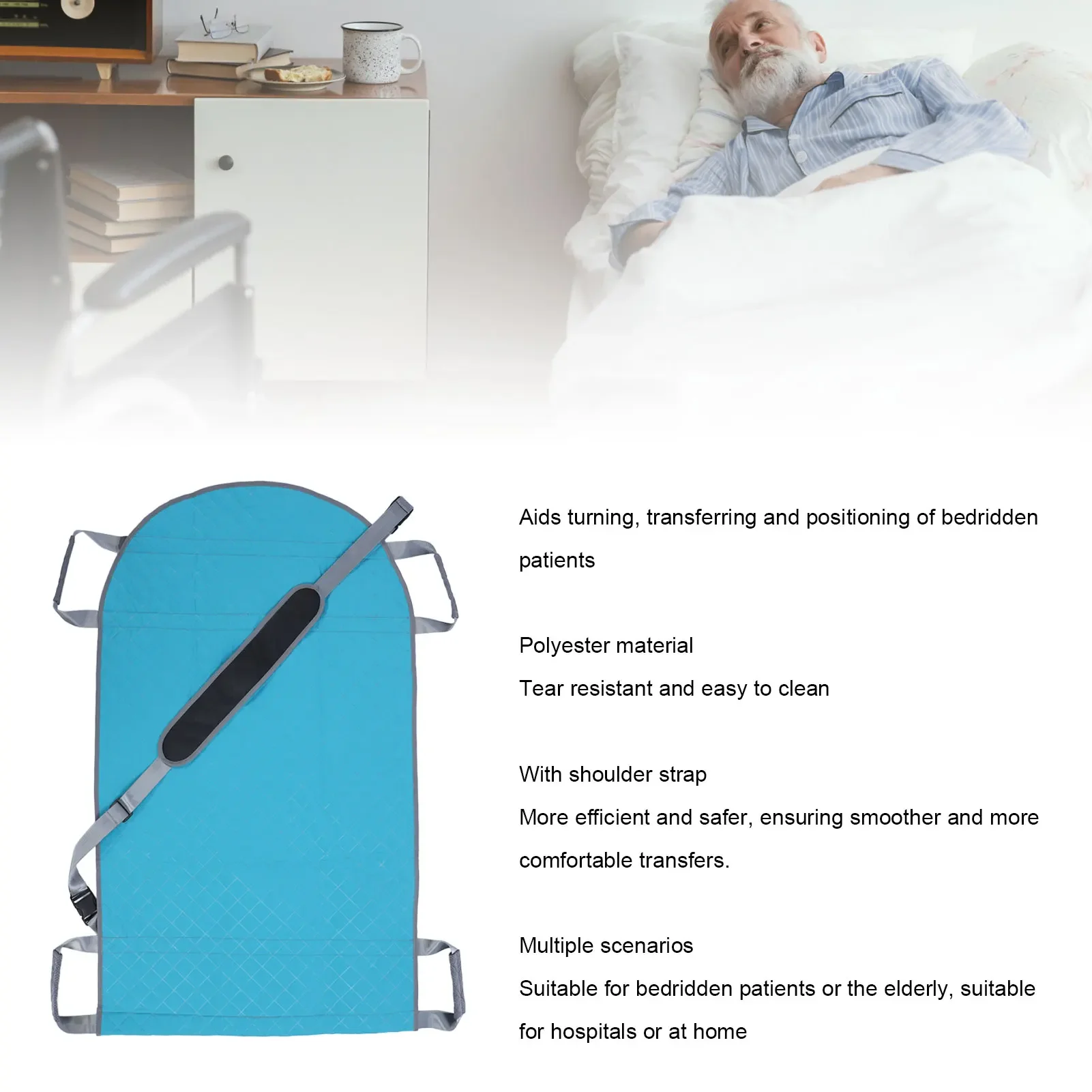 نقل الوسادة تحديد المواقع وسادة السرير نقل المريض تحول بطانية التمريض التحول الوسادة ل طريح الفراش المسنين الرعاية تحول المعونة