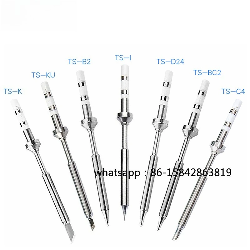 TS101 Soldering Iron Tips Lead-Free Oxygen-Free Copper Long Service Life Welding Heads