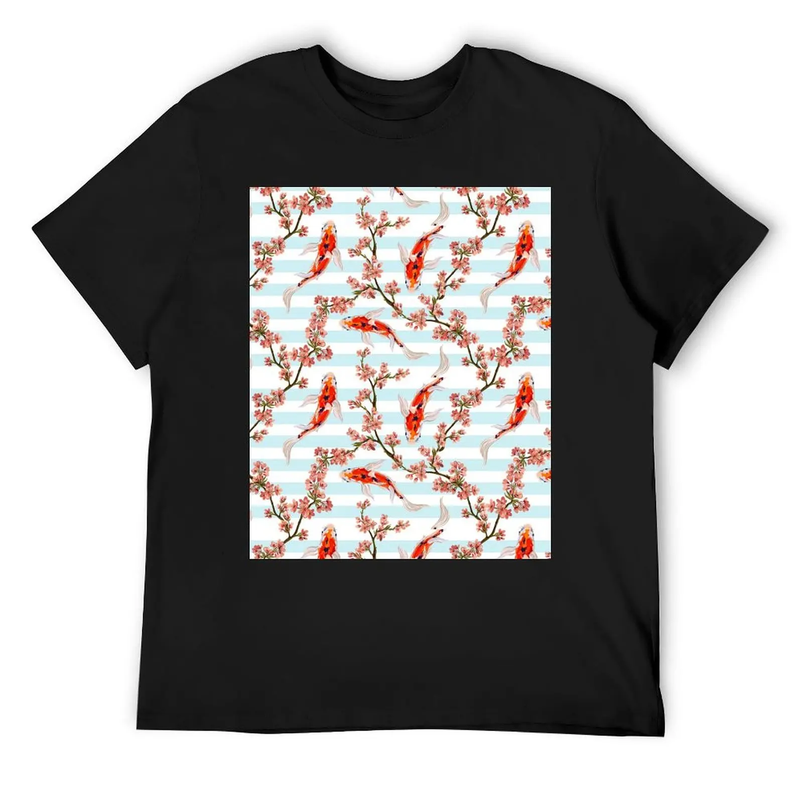 

Koi Fish Pattern T-Shirt affliction shirts funny meme t-shirts designer shirts oversized t shirt men