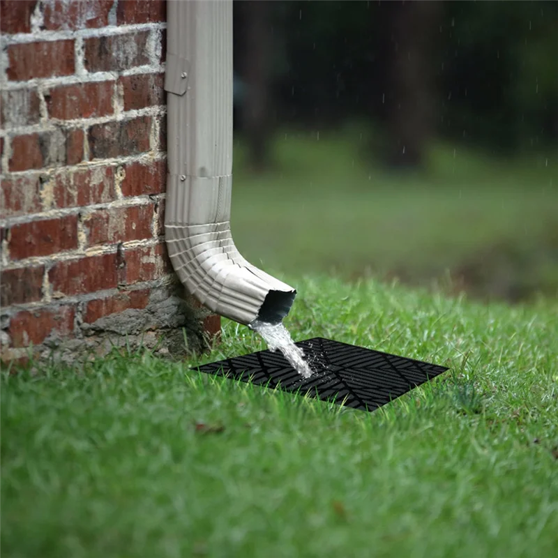 A96I-Catch Basin Downspout Flexible Extension Storm Drain Catch Basin Drainage System Drain Adapter For Patio Ground