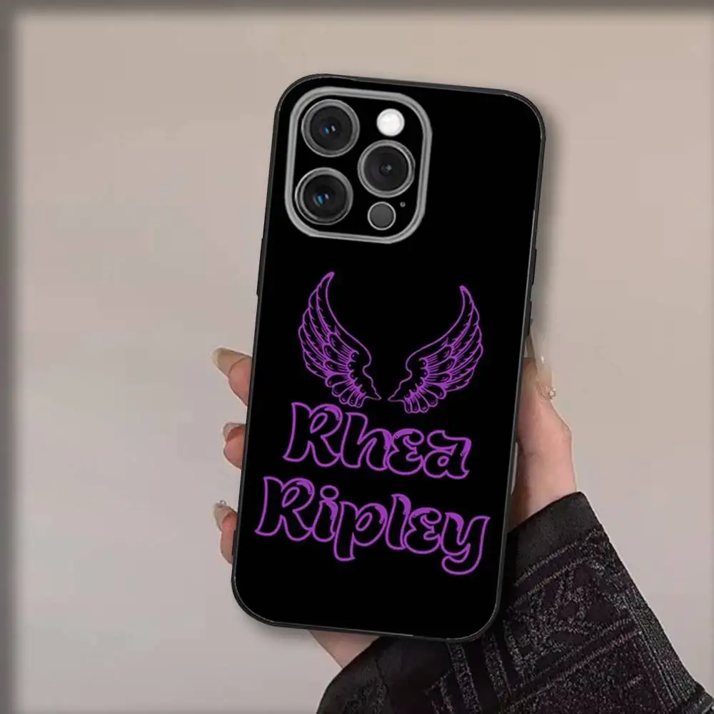 حافظة هاتف R-Rheas R-Ripleys لهاتف iPhone 17,16,15,14,13,12,11,Pro,Max,Plus,Air,X,XS,XR,SE,8,7,Mini,Soft Black Funda