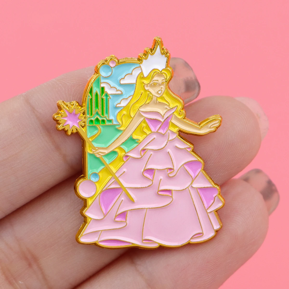 Cute Cartoon Witch Enamel Pins Anime Princess Brooch Lapel Pin Badge on Backpack Clothing Accessories Fashion Jewelry Kids Gifts #2
