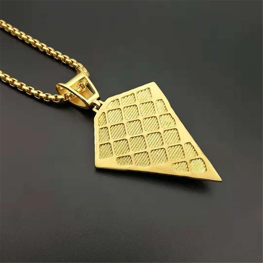 Religious Iced Out Bling Jesus Cross Pendant Male Gold Color Stainless Steel Big Christ Crucifix Necklace for Men Jewelry Gift