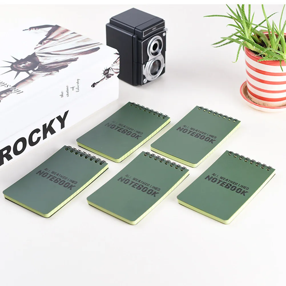 

Набор из 3 водонепроницаемых блокнотов для заметок: креативные портативные карманные блокноты для офиса и школы, для планирования и напоминаний, водонепроницаемые