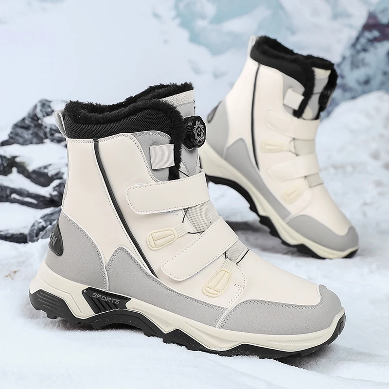 

High-top Snow Boots for Men New Winter Collection Outdoor Leisure Slip-resistant and Wear-resistant Men's Shoes