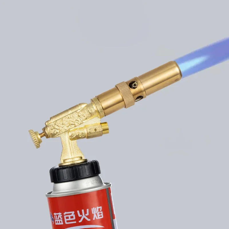 

Welding Gas Torch Flame Gun Butane Burner Outdoor Camping BBQ Lighter Flamethrower Welding Equipment Kitchen Heating Ignition