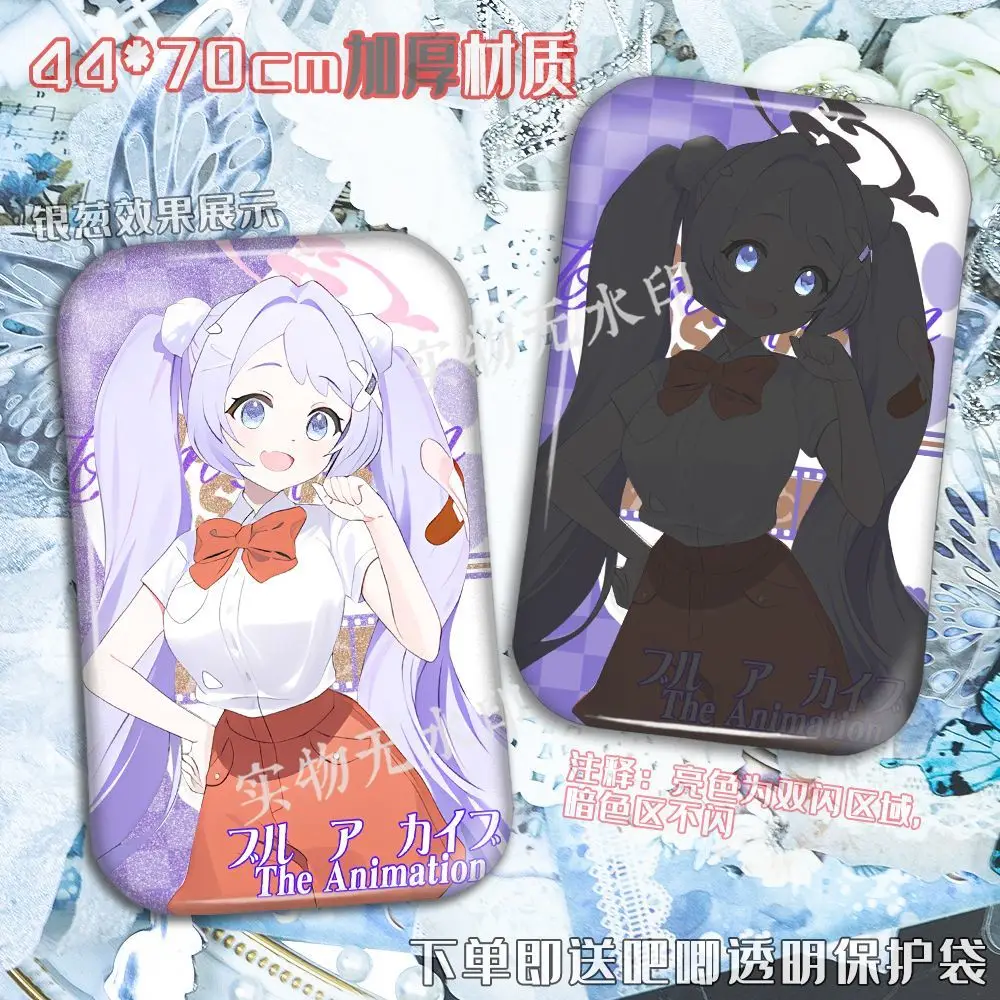 3PCS Anime Blue Archive Aomori Mine Sumi Serina  Brooch Cute Pin Wallet Backpack Clothing Jewelry Badge Accessories Gift