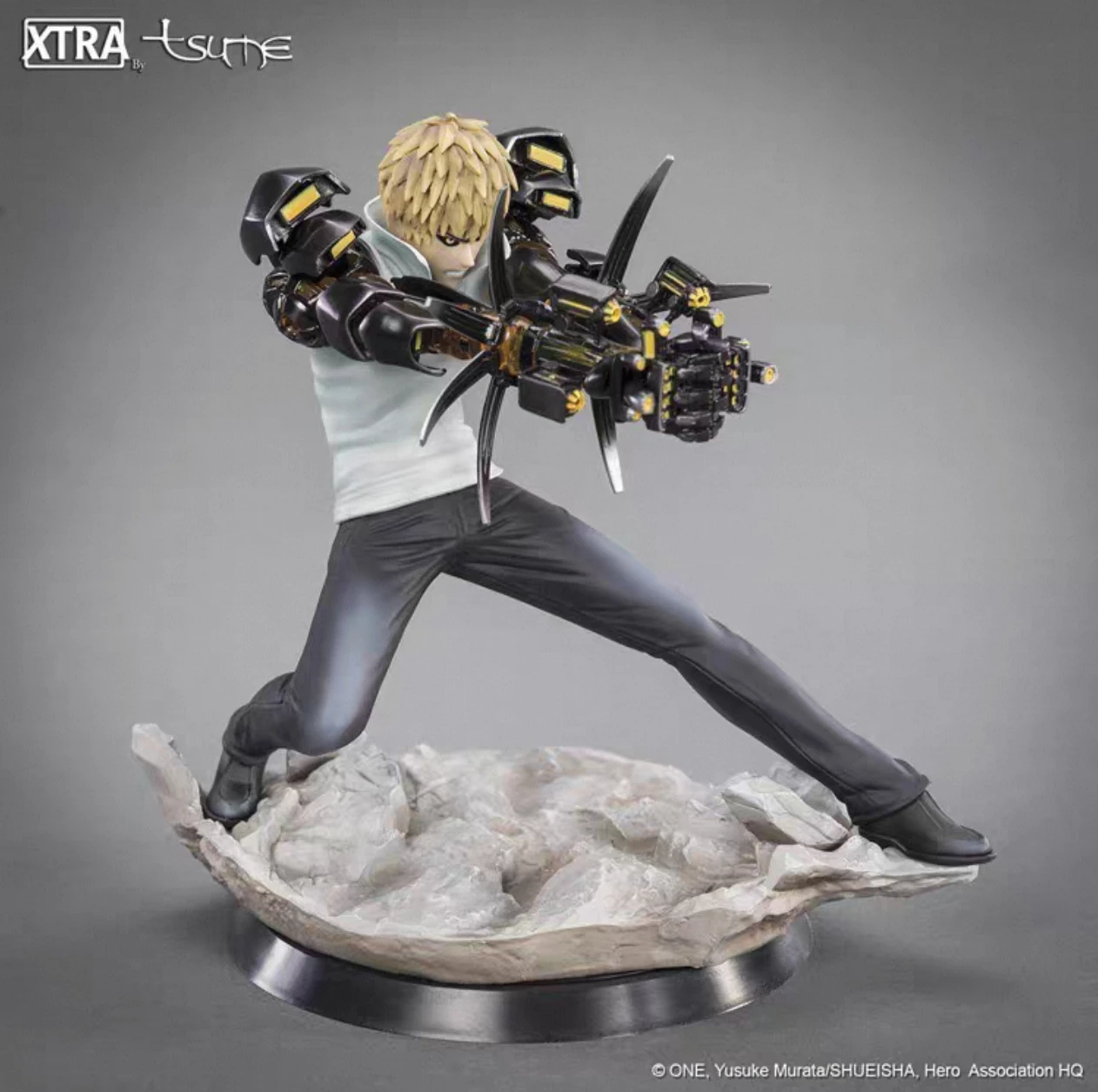 

Original Tsume Xtra One Punch Man Figure Genos Saitama Movie Role Collectible Model Toys Birthday Gifts