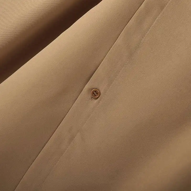 غير النظامية تصميم مشبك التلبيب قميص للرجال خمر النمط الفرنسي كم طويل فضفاض أعلى ربيع الخريف عرض الأزياء قمصان أنيقة