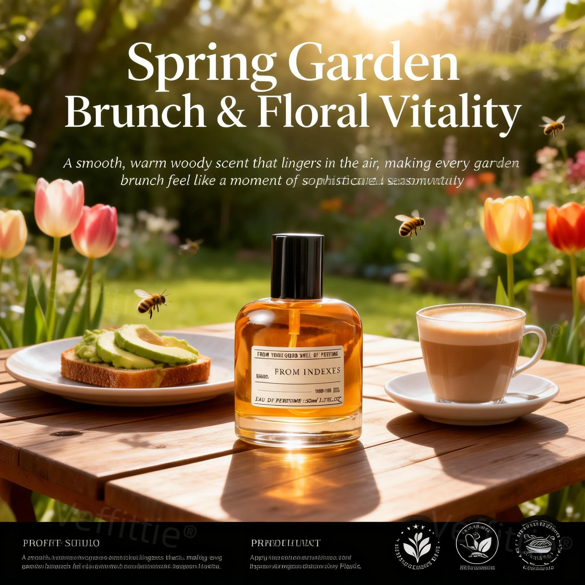 

Spring Blossom Spicy Citrus Eau De Parfum 1.7oz, Fresh Woody Blend, Outdoor Picnic Wear, Long Lasting for Nature Enthusiasts
