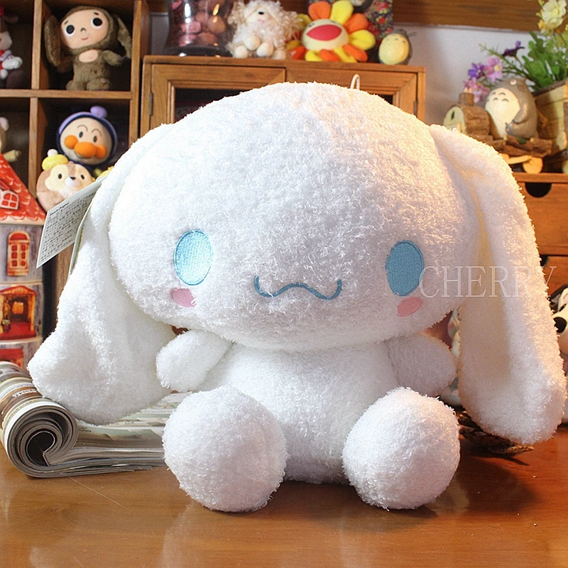 Sanrio 30cm White Cinnamoroll Plush Toy Stuffed Anime Cartoon Doll Gift