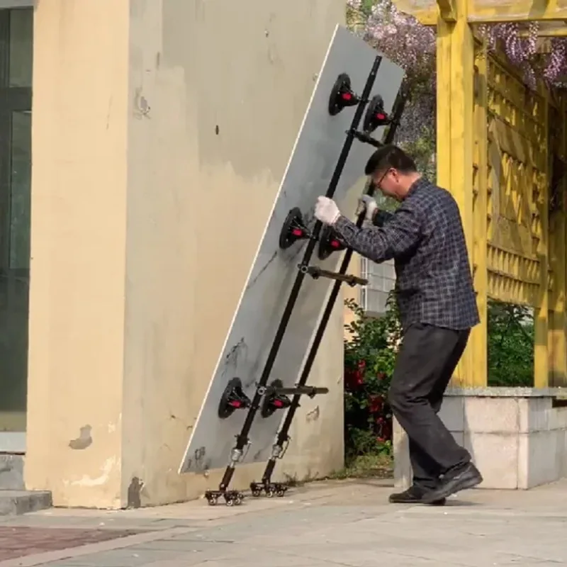 

Portable Large Format Slab Carrying System for Tile Lifting Frame Heavy Slabs Transport Tool