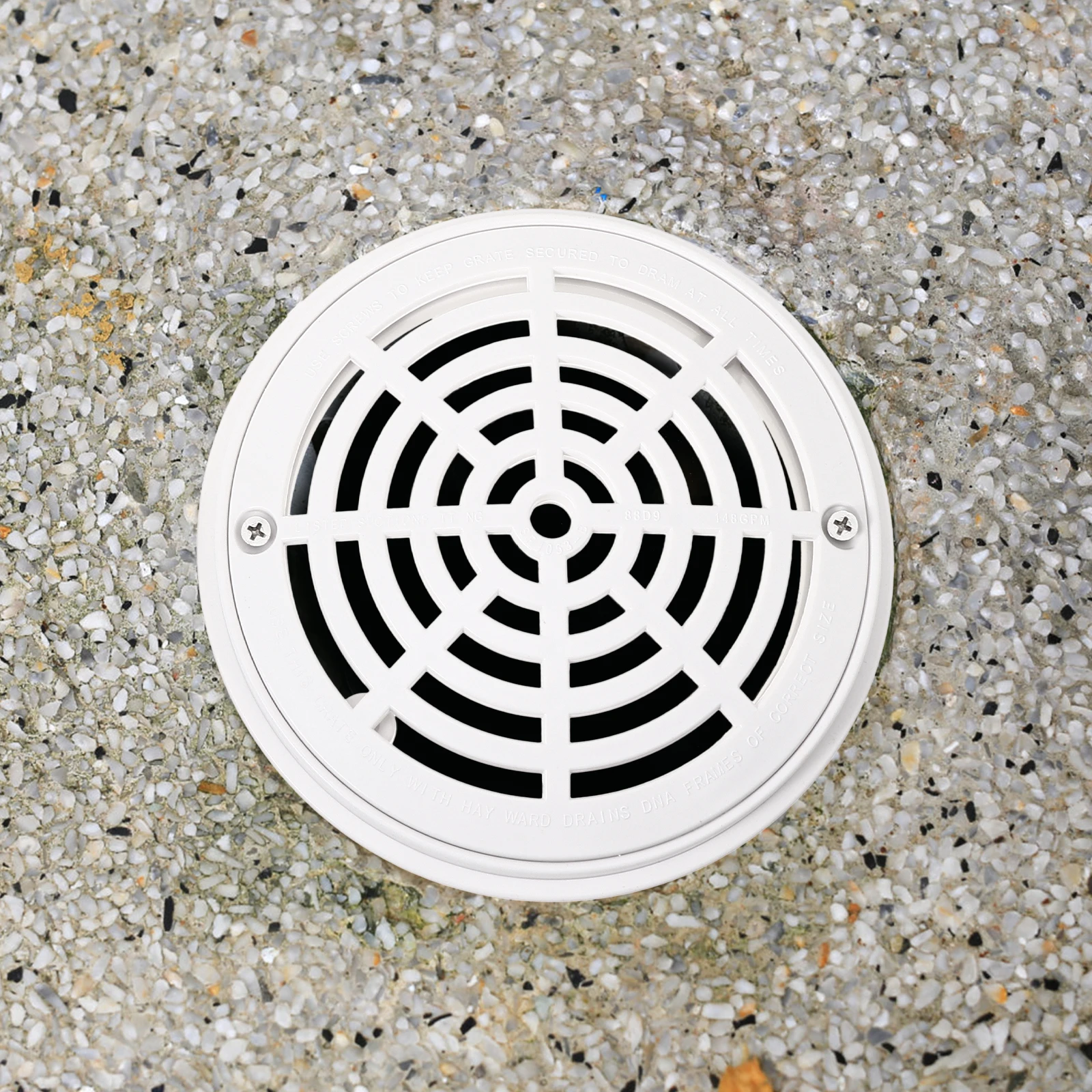 

3pcs Drain Accessories Swimming Pool Drain Base Cover Smooth Easy Clean Drainage Fitting For Spa Water Therapy Pool Ground