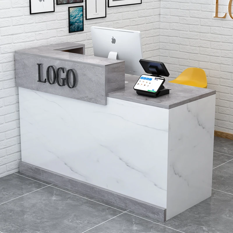 

Salon Supplies Cashier Reception Desk Counter Modern Decorations Hotel Beauty Reception Desks Luxury Commercial Office Furniture